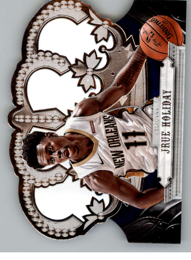 2017-18 Panini Crown Royale Basketball #20 Jrue Holiday New Orleans Pelicans Official NBA Trading Card made by Panini