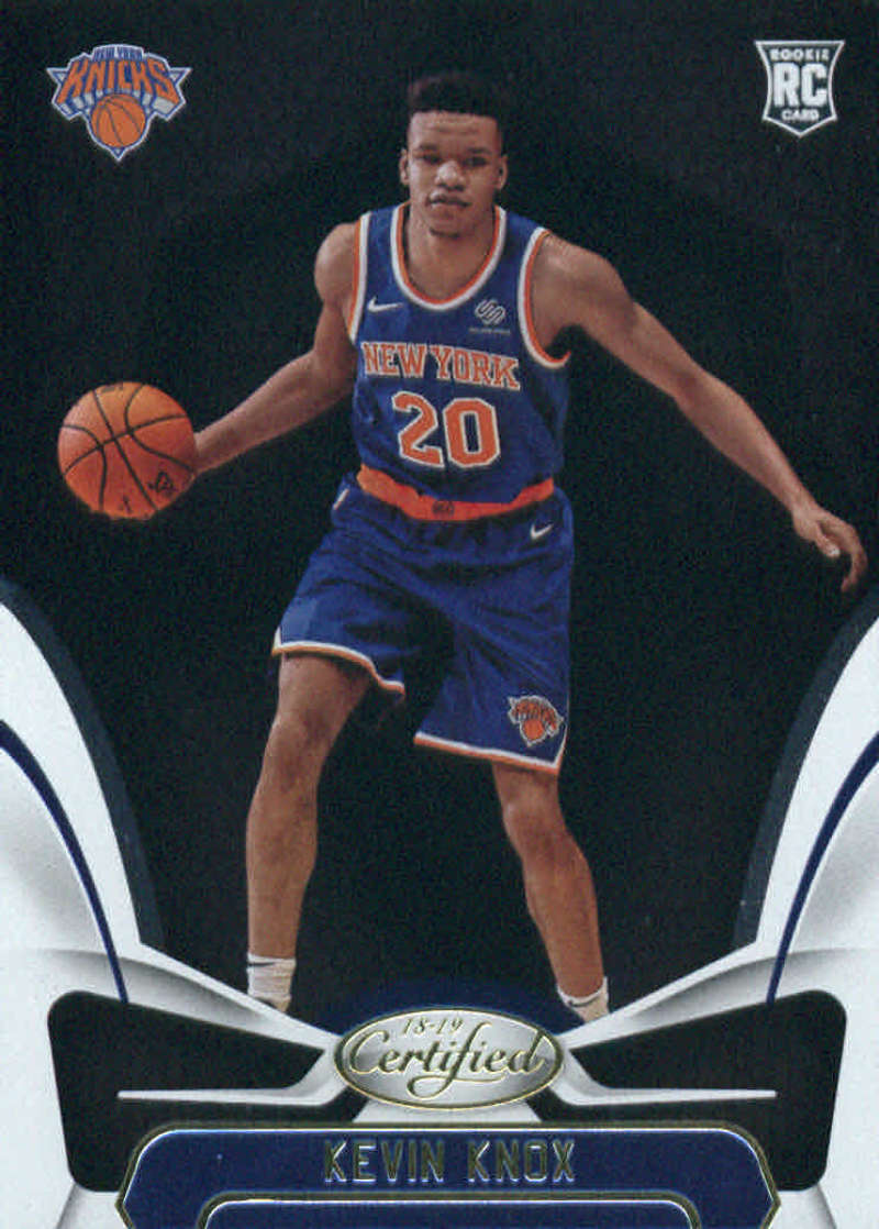 2018-19 Certified Basketball #159 Kevin Knox New York Knicks  RC Rookie Official NBA Trading Card (made by Panini)