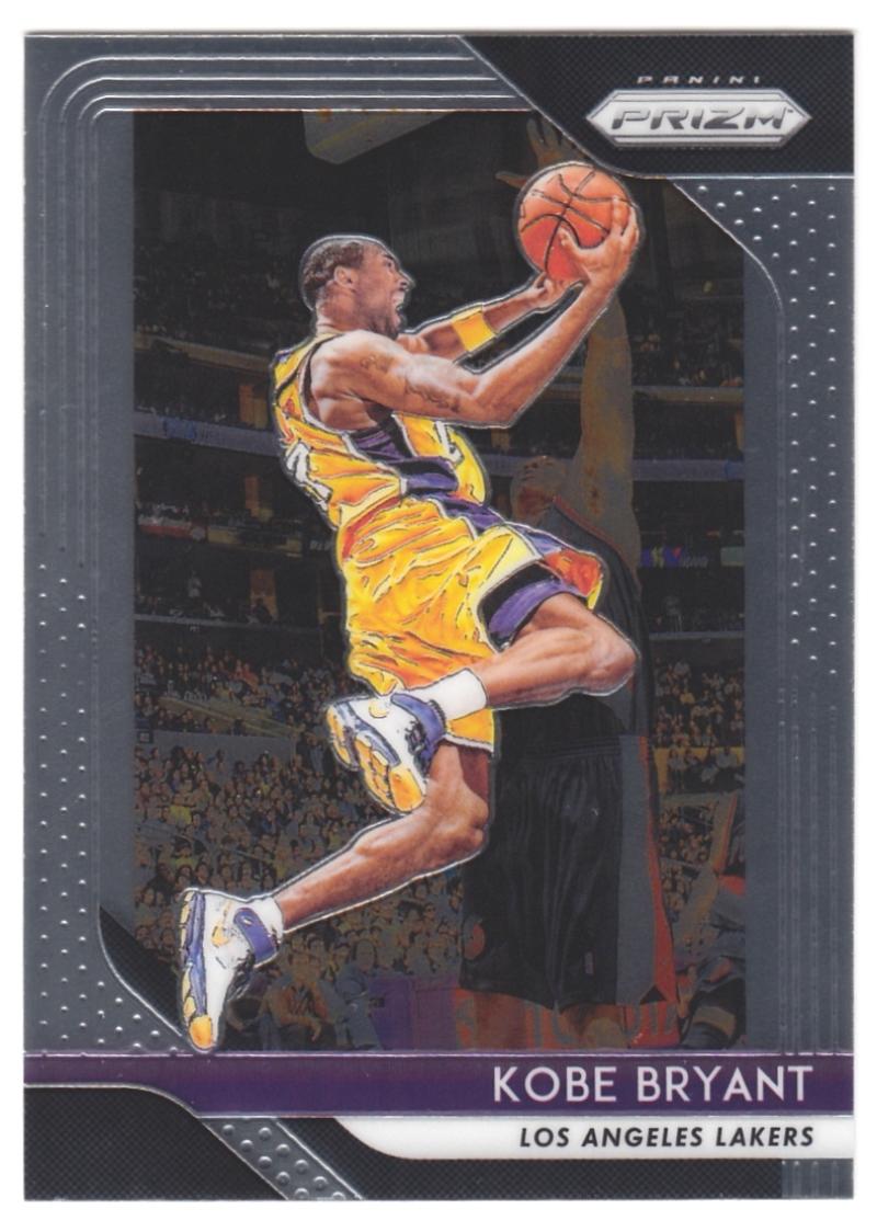 2018-19 Panini Prizm Basketball #15 Kobe Bryant Los Angeles Lakers Official NBA Trading Card