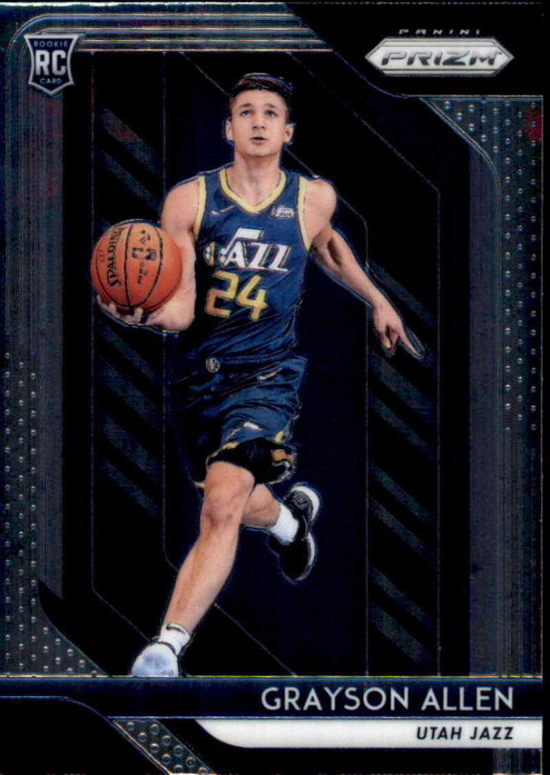 2018-19 Prizm Basketball #123 Grayson Allen Utah Jazz RC Rookie Official NBA Trading Card From Panini