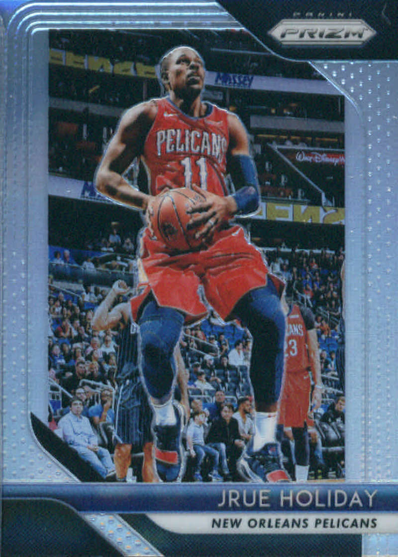 2018-19 Panini Prizm SILVER Refractor #137 Jrue Holiday New Orleans Pelicans Official NBA Basketball Trading Card
