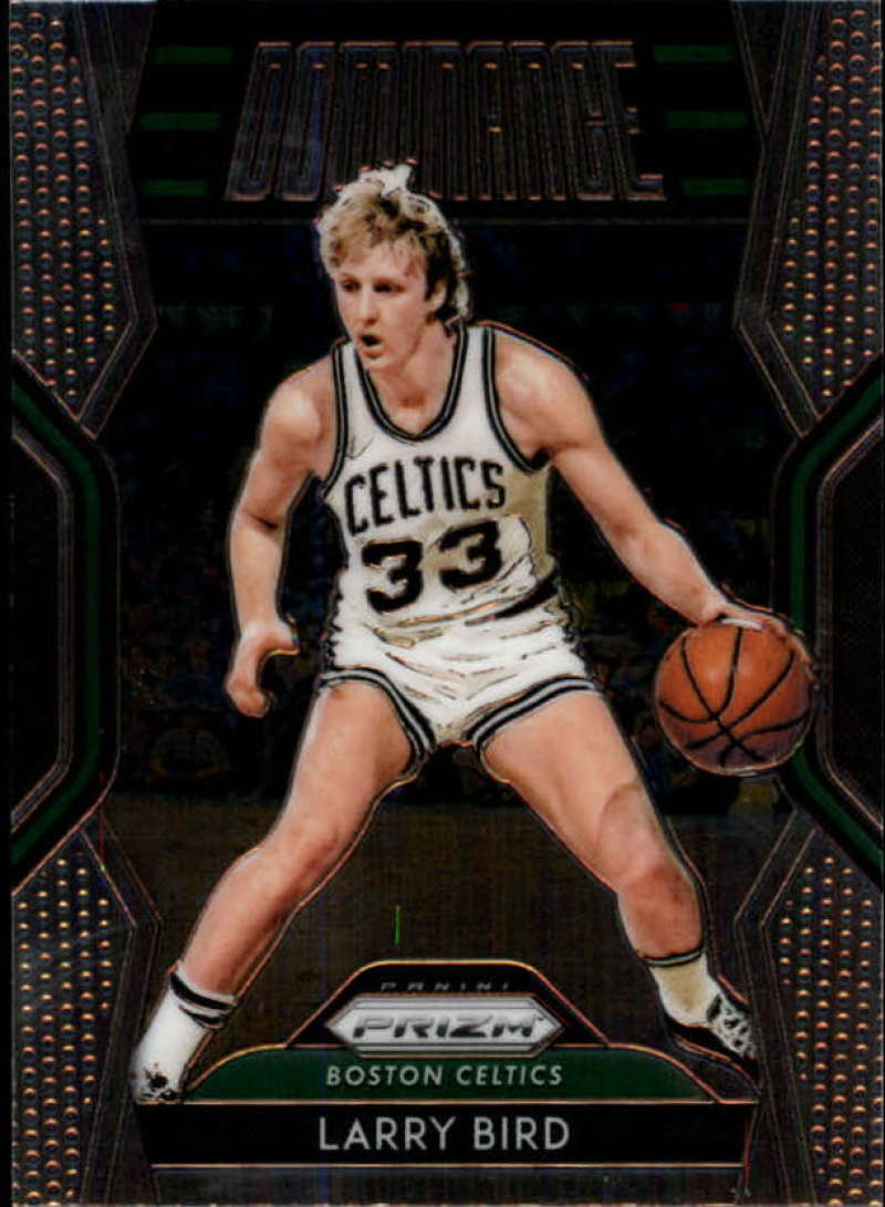 2018-19 Prizm Dominance Basketball #16 Larry Bird Boston Celtics  Official NBA Trading Card made by Panini