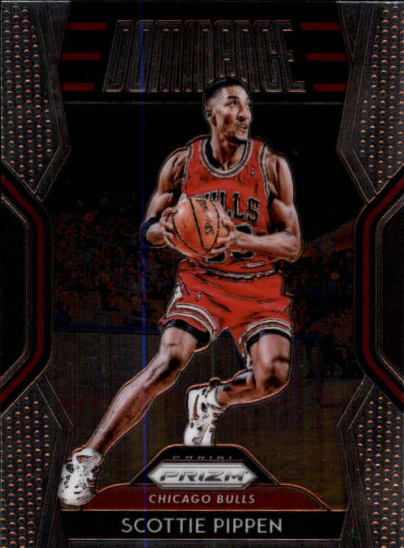 2018-19 Prizm Dominance Basketball #24 Scottie Pippen Chicago Bulls  Official NBA Trading Card made by Panini