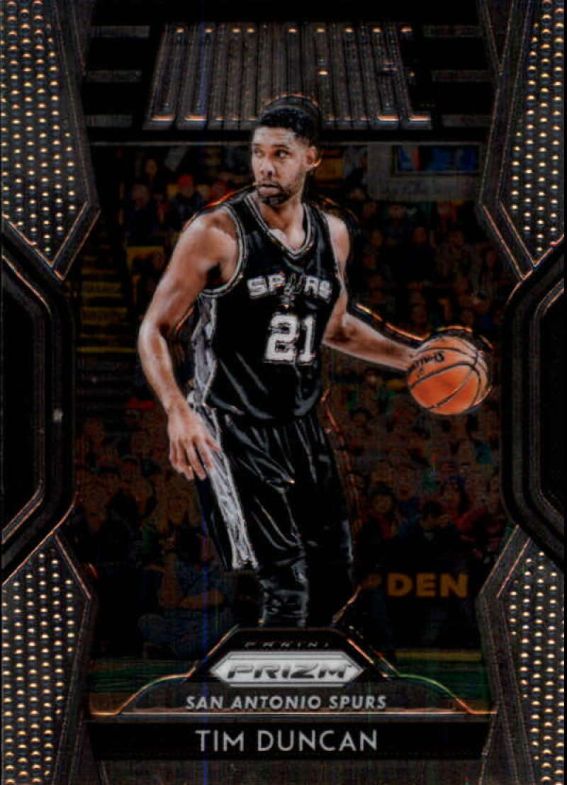2018-19 Prizm Dominance Basketball #27 Tim Duncan San Antonio Spurs  Official NBA Trading Card made by Panini