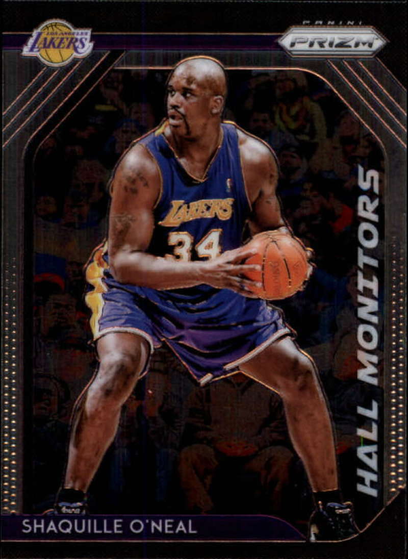 2018-19 Prizm Hall Monitors Basketball #6 Shaquille O'Neal Los Angeles Lakers  Official NBA Trading Card made by Panini