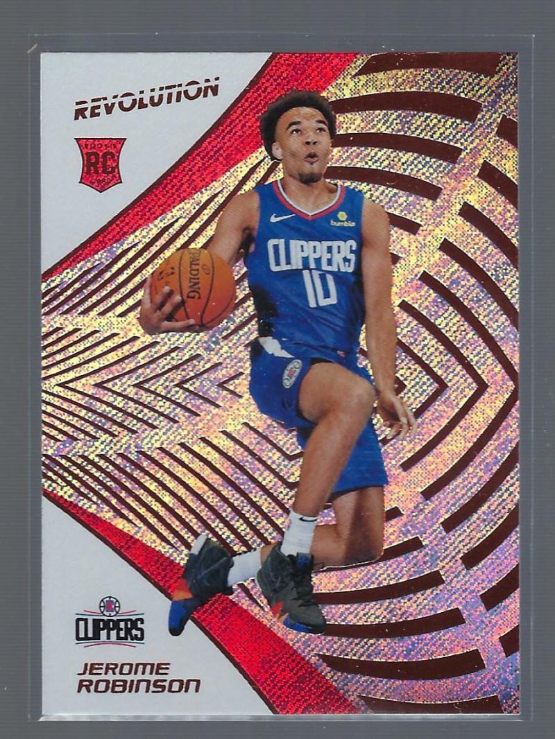 2018-19 Revolution Basketball #123 Jerome Robinson RC Los Angeles Clippers Rookie  Official NBA Trading Card By Panini