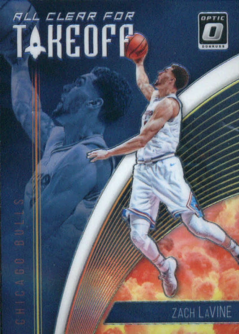 2018-19 Donruss Optic All Clear for Takeoff #5 Zach LaVine Chicago Bulls 