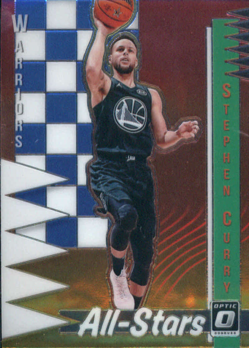 2018-19 Donruss Optic All-Stars Basketball #13 Stephen Curry Golden State Warriors  Official NBA Trading Card From Panini
