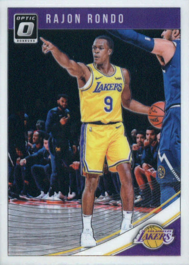 2018-19 Donruss Optic Basketball #74 Rajon Rondo Los Angeles Lakers 