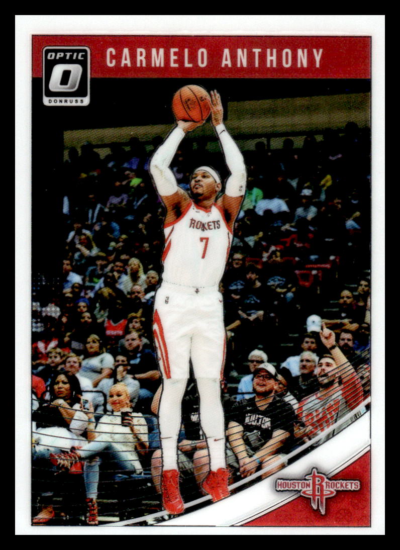 2018-19 Donruss Optic Carmelo Anthony #127 NM+ Houston Rockets 
