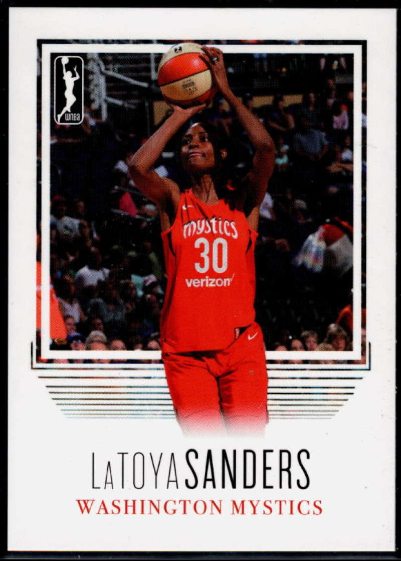 2018 Rittenhouse WNBA #104 LaToya Sanders NM-MT+ Washington Mystics 