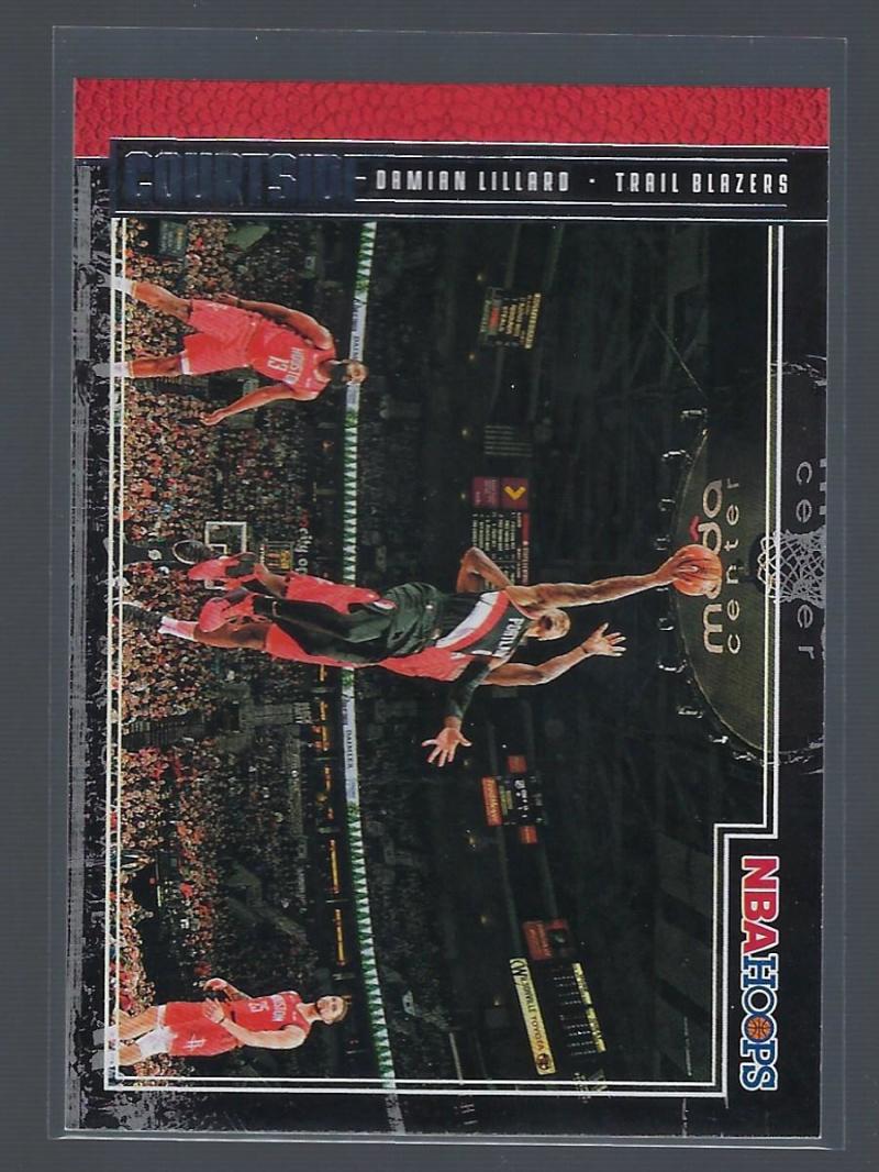 2019-20 NBA Hoops Courtside #6 Damian Lillard Portland Trail Blazers Official Panini Basketball Trading Card Hobby Exclusive Insert