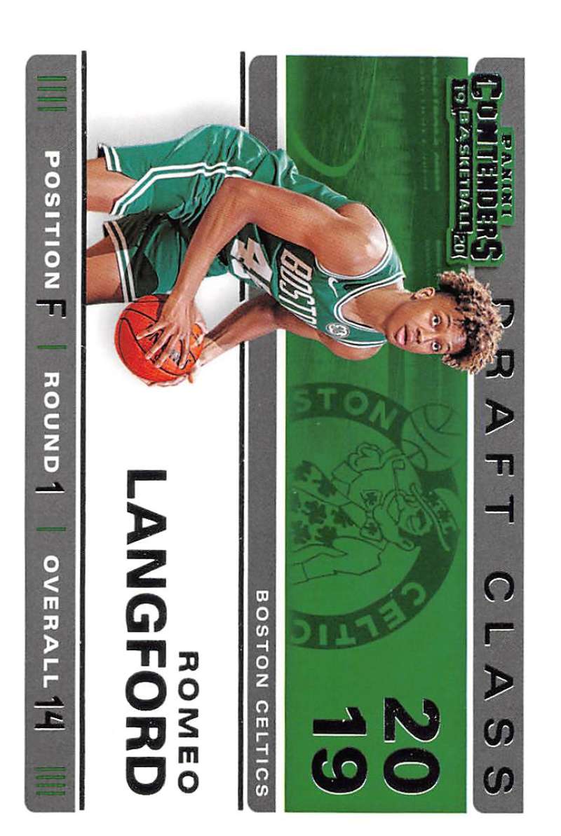 2019 Panini Contenders 2019 Draft Class Contenders #22 Grant Williams Boston Celtics Basketball Card 