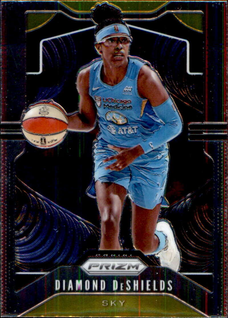 2020 Panini Prizm WNBA #74 Diamond DeShields Chicago Sky  Basketball Trading Card