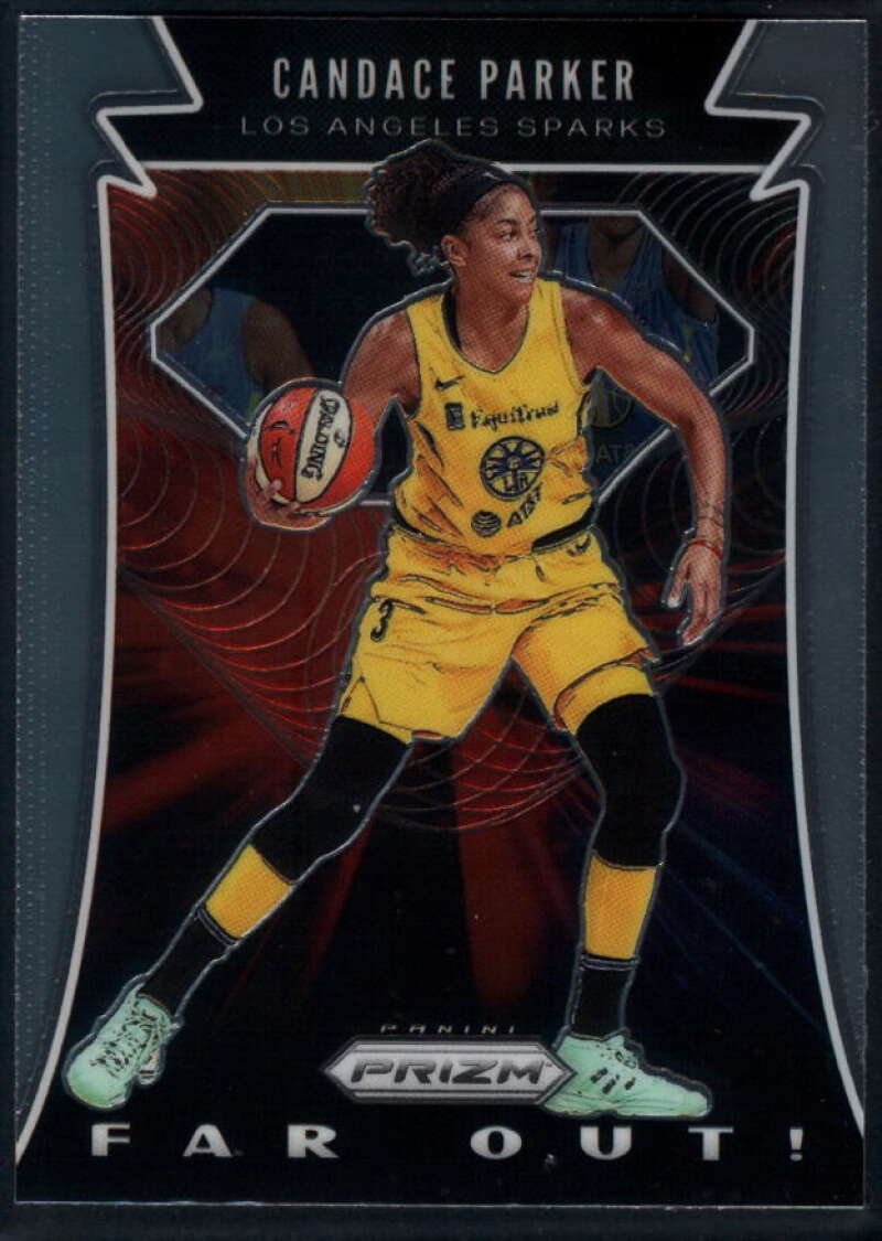 2020 Panini Prizm WNBA Far Out #4 Candace Parker Los Angeles Sparks  Basketball Trading Card