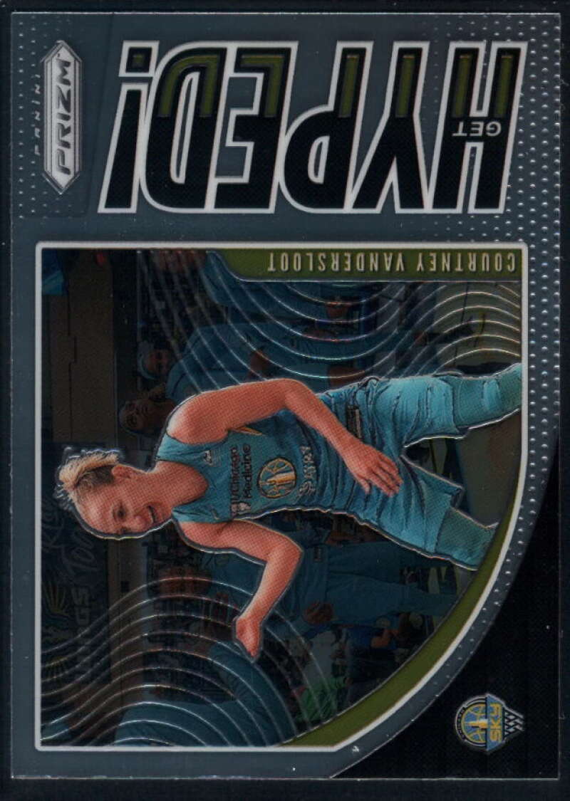 2020 Panini Prizm WNBA Get Hyped #10 Courtney Vandersloot Chicago Sky  Basketball Trading Card