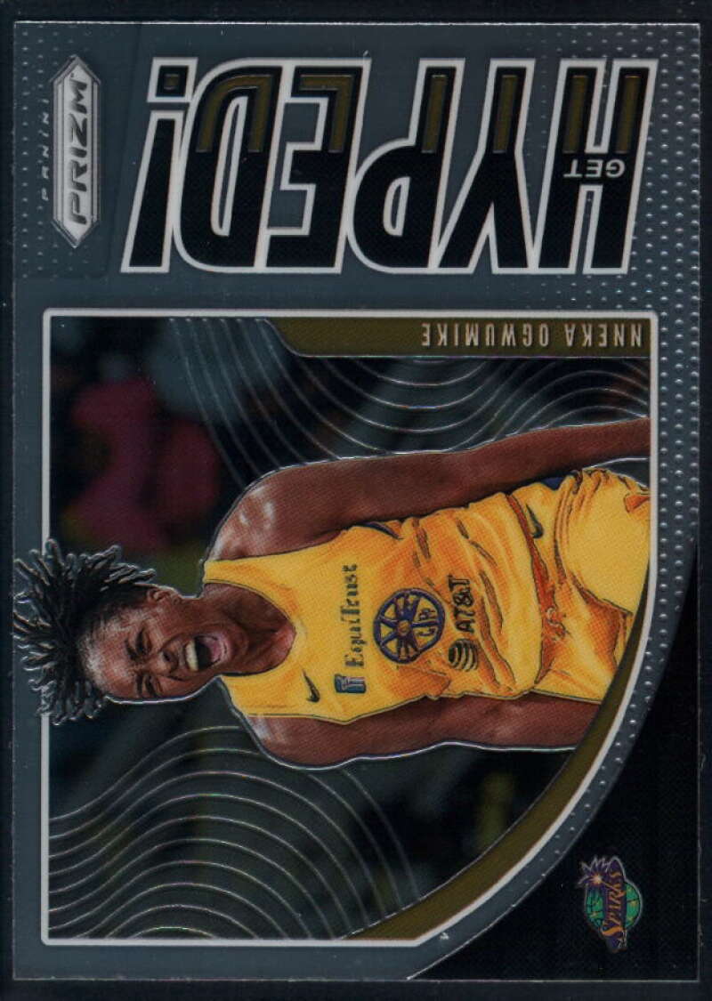 2020 Panini Prizm WNBA Get Hyped #11 Nneka Ogwumike Los Angeles Sparks  Basketball Trading Card