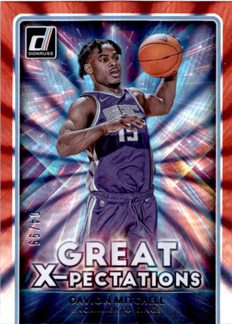 2021-22 Donruss  Great X-Pectations Holo Red Laser
