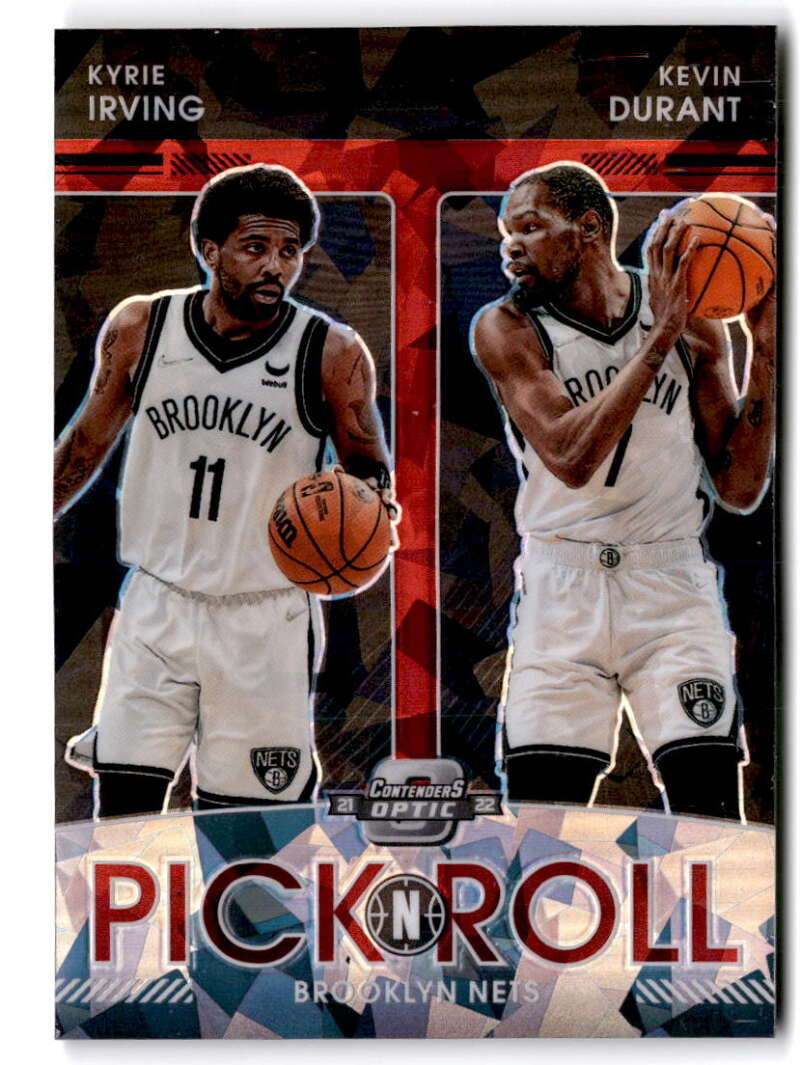 2021-22 Playoff Contenders Optic Pick n Roll Red Cracked Ice