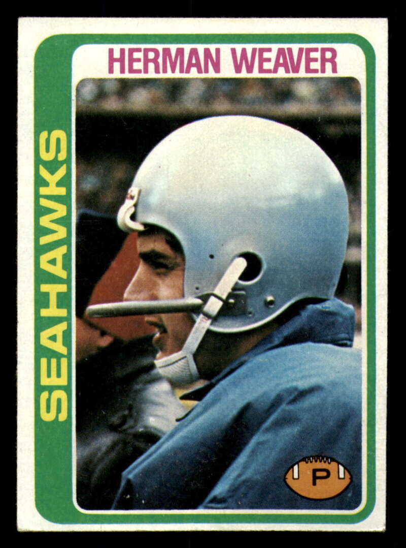 1978 Topps Herman Weaver #103 EX Excellent Seahawks