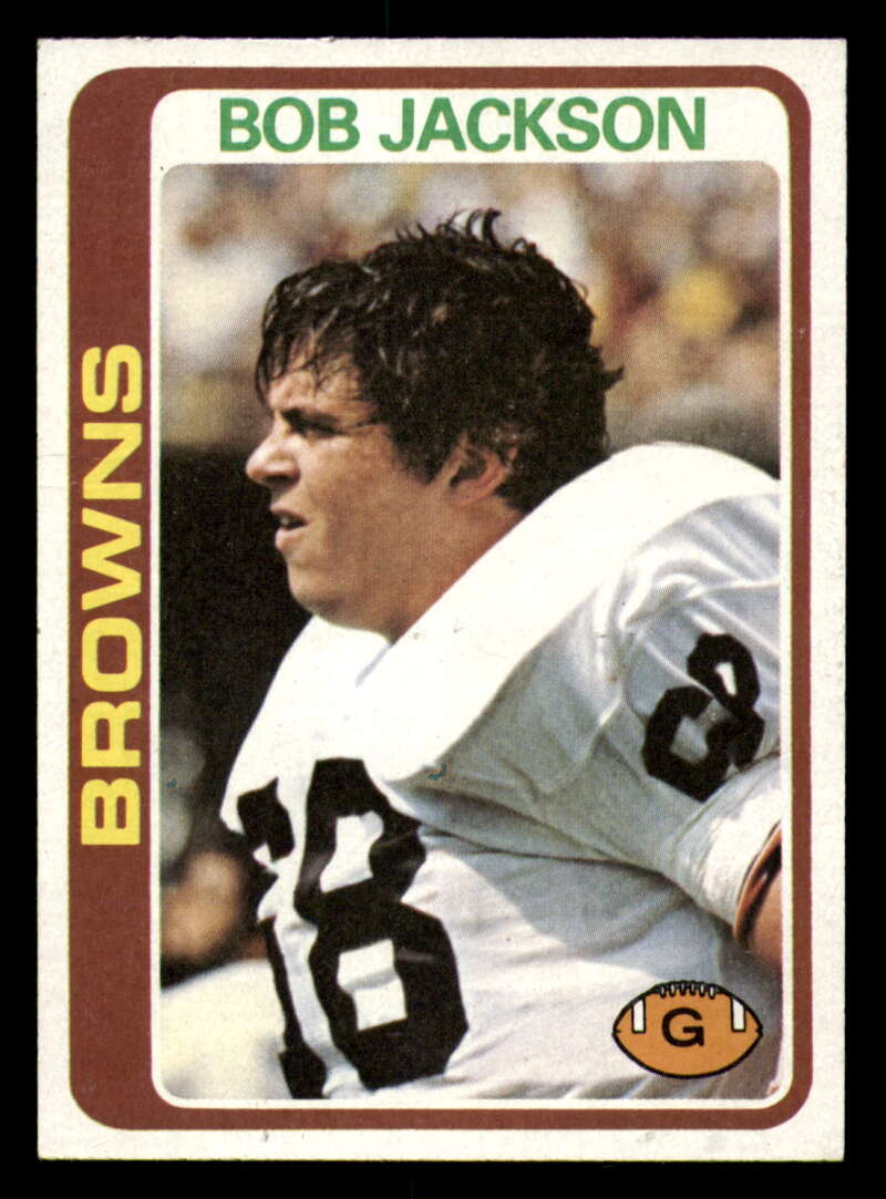 1978 Topps Bob Jackson #134 EX Excellent Browns
