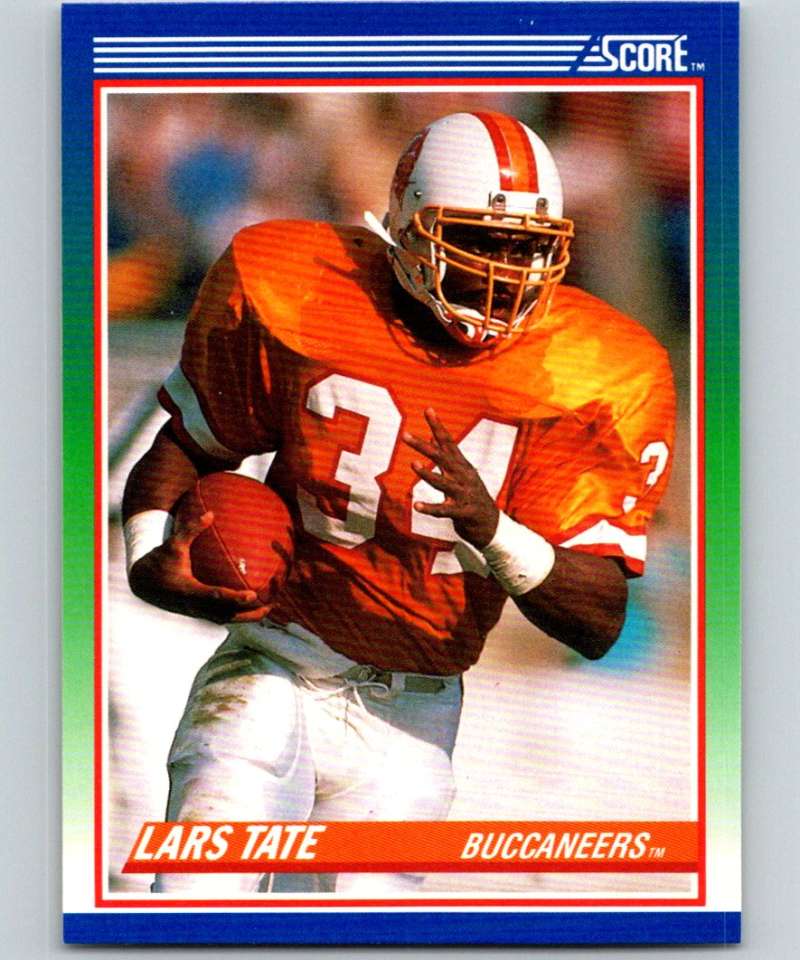 1990 Score Lars Tate #62 NM Buccaneers