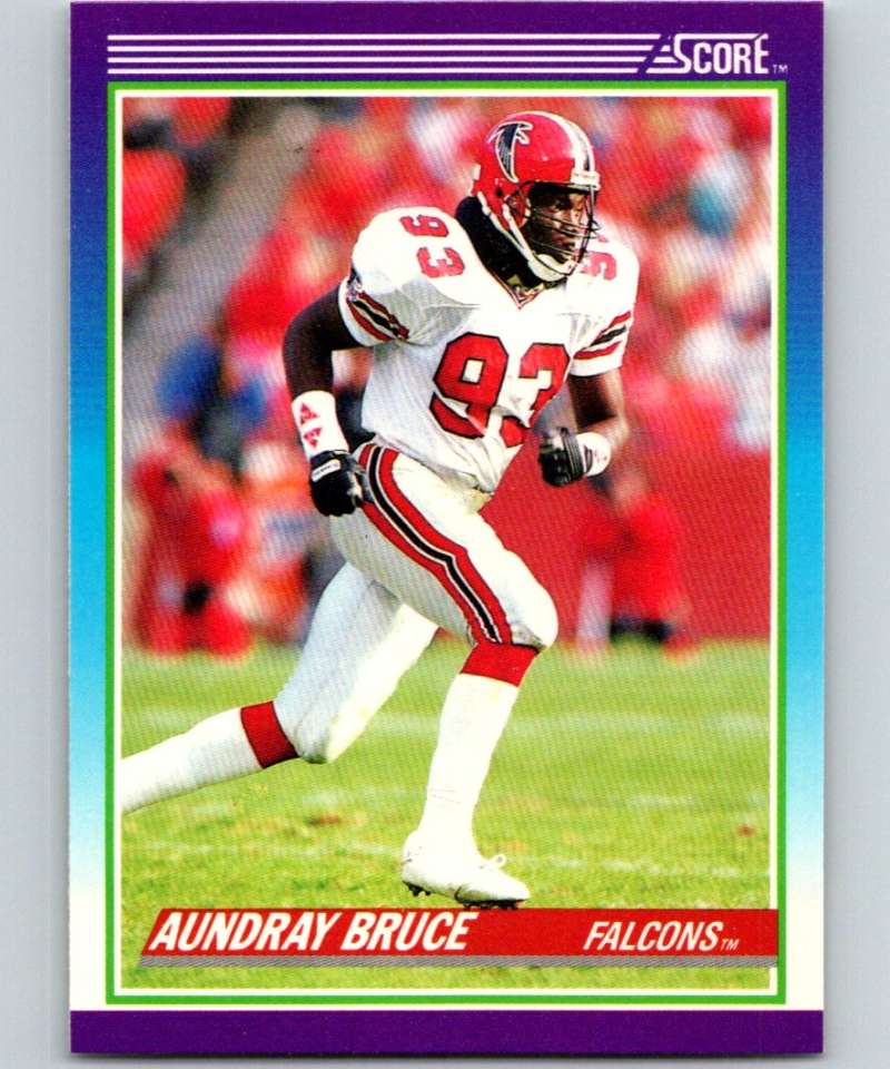 1990 Score Football #167 Aundray Bruce Atlanta Falcons  Official NFL Trading Card (from Factory Set Break)