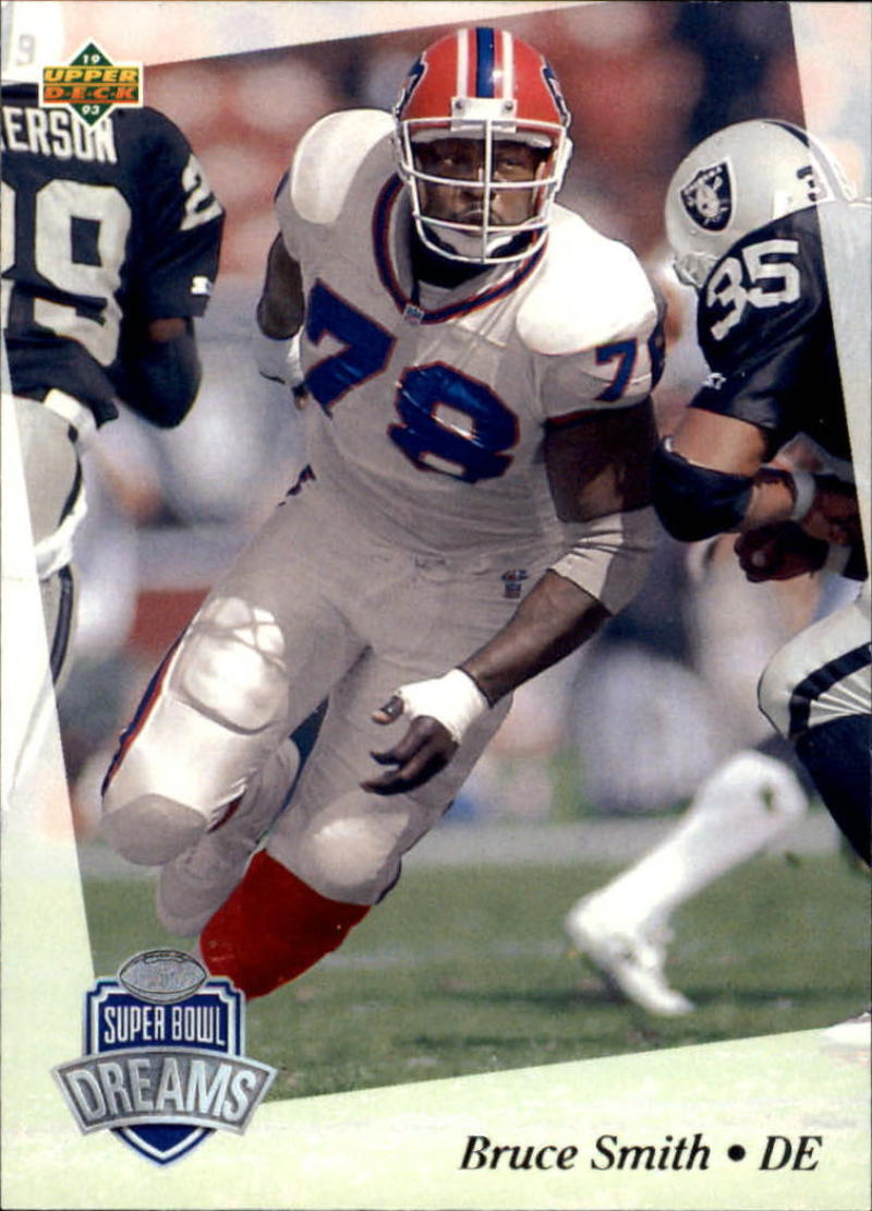 1992 Upper Deck NFL Experience #35 Bruce Smith NM Near Mint