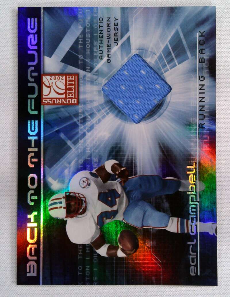 2002 Donruss Elite Back to the Future Threads