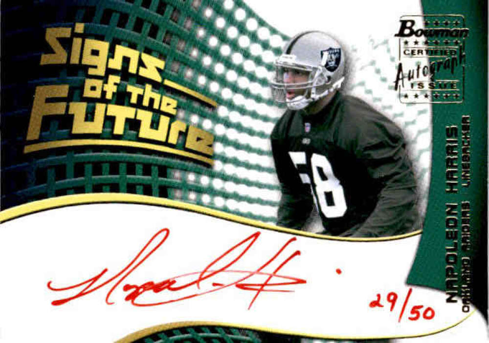 2002 Bowman  Signs of the Future Red Ink