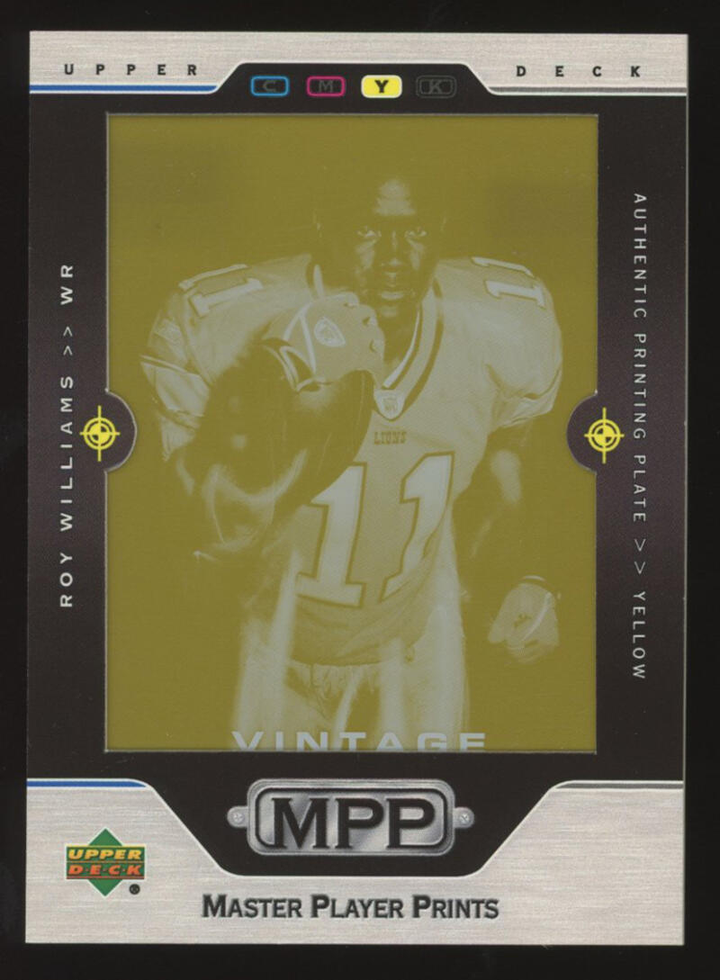 2004 Upper Deck  Master Player Printing Plates Yellow