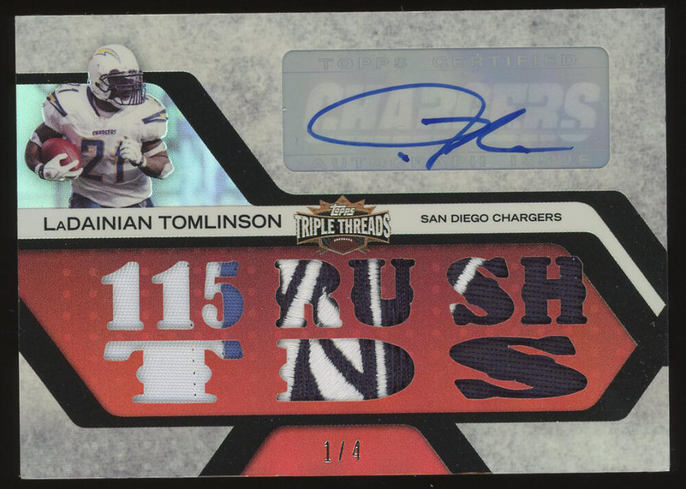 2008 Topps Triple Threads Autographed Relic Red