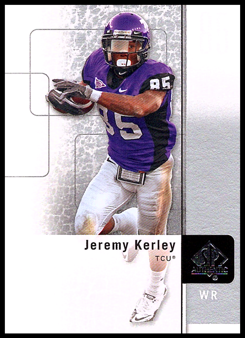 2011 Upper Deck SP Authentic Jeremy Kerley #7 NM