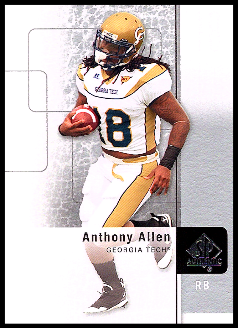 2011 Upper Deck SP Authentic Anthony Allen #16 NM