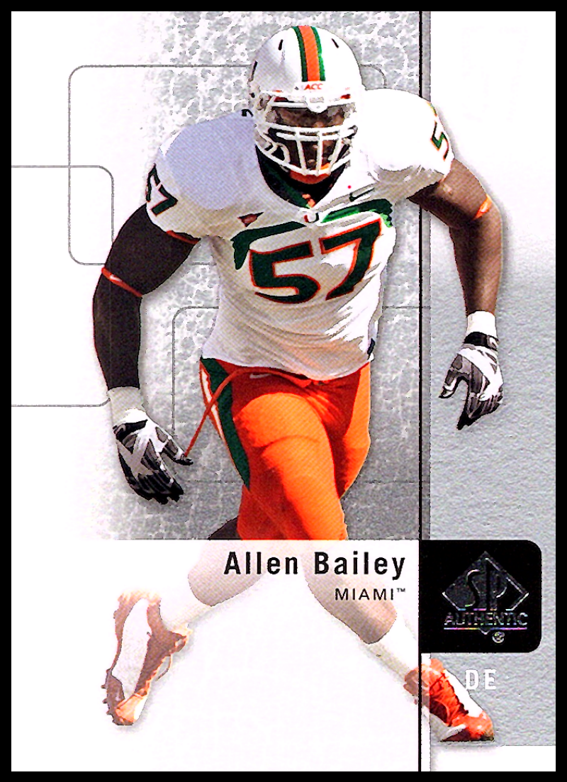 2011 Upper Deck SP Authentic Allen Bailey #25 NM