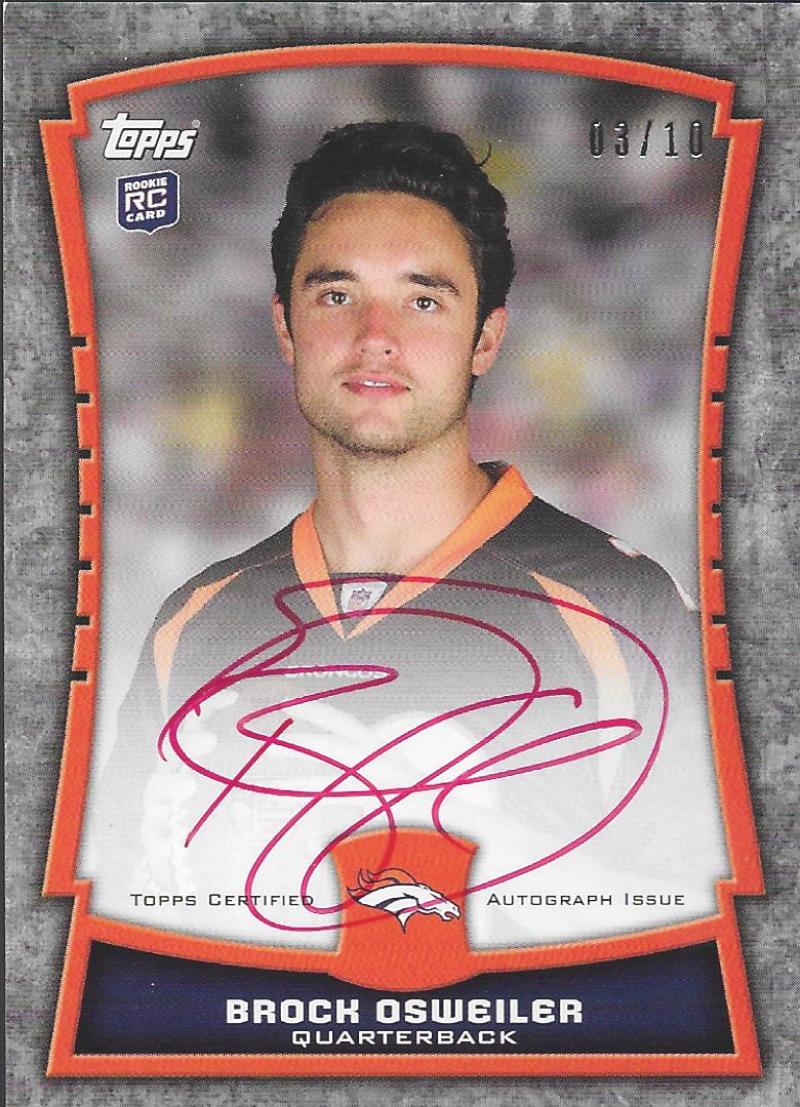 2012 Topps  Rookie Premeire Autographs Red Ink