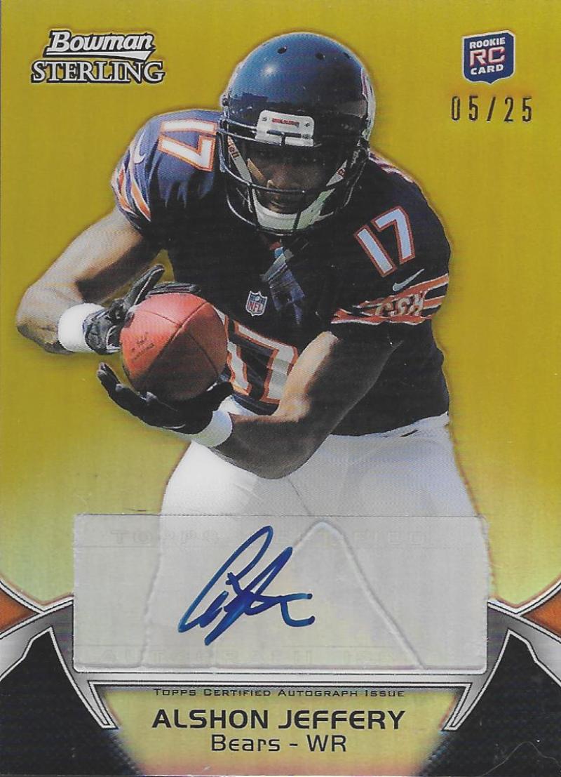 2012 Bowman Sterling Gold Refractor Autographs