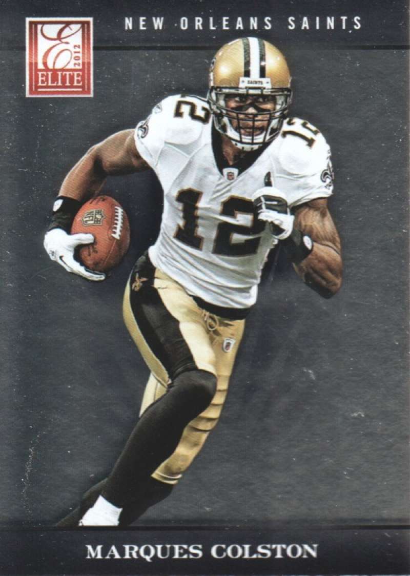 2012 Elite Football #64 Marques Colston New Orleans Saints  Official Panini NFL Trading Card