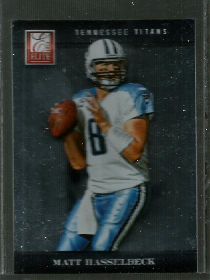 2012 Elite Football #96 Matt Hasselbeck Tennessee Titans  Official Panini NFL Trading Card