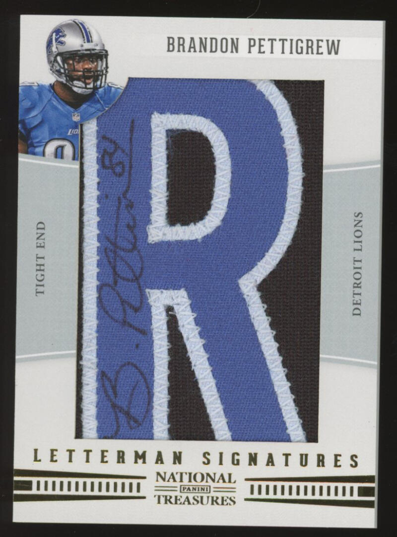 2012 Playoff National Treasures Letterman Signatures