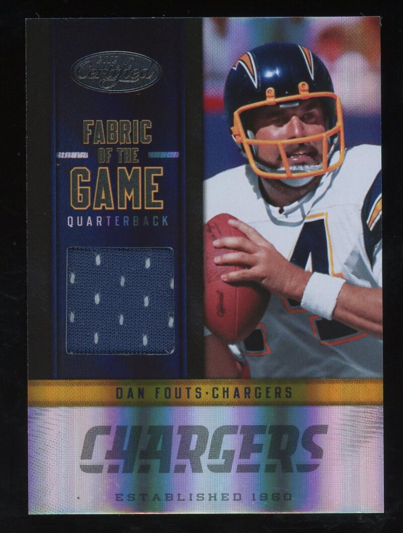 2012 Panini Certified Fabric of the Game Jersey