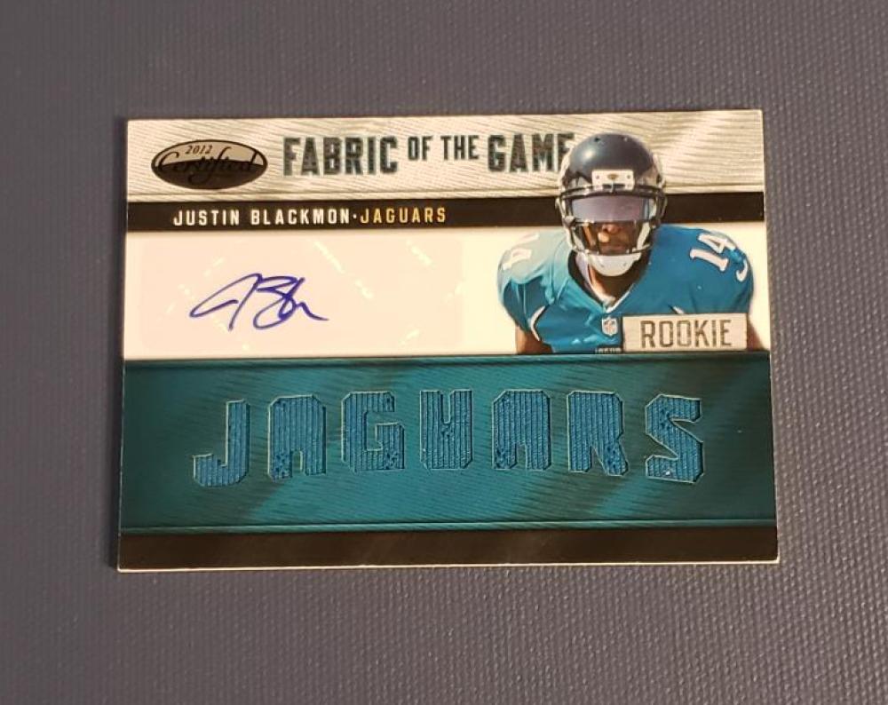 2012 Panini Certified Rookie Fabric of the Game Jersey Team Die Cut Signatures