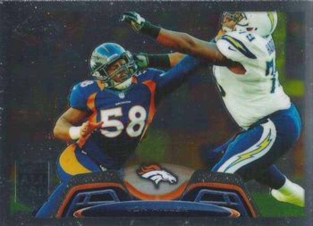 2013 Topps Chrome Football #69 Von Miller Denver Broncos Official NFL Premium Trading Card From The Topps Company