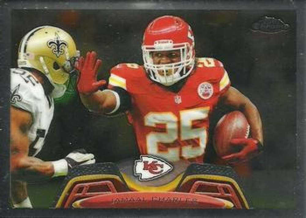 2013 Topps Chrome Football #192 Jamaal Charles Kansas City Chiefs Official NFL Premium Trading Card From The Topps Compa