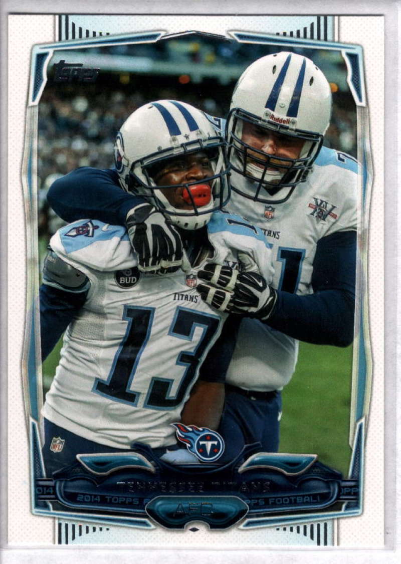 2014 Topps Football #105 Tennessee Titans Tennessee Titans Team Card 
