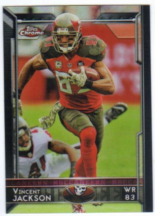 2015 TOPPS CHROME #98 VINCENT JACKSON TAMPA BAY BUCCANEERS 