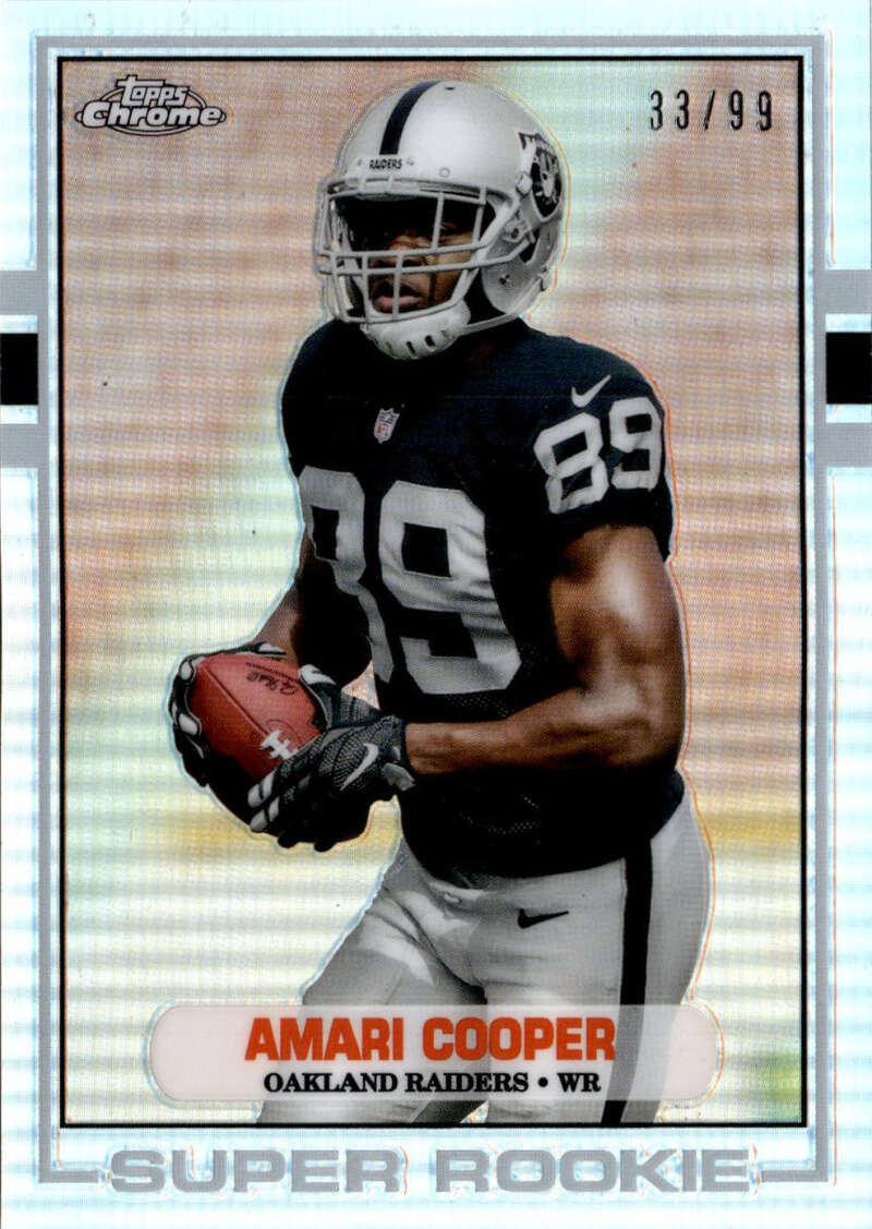 2015 Topps Chrome 1989 Topps #89-AC Amari Cooper NM-MT Oakland Raiders