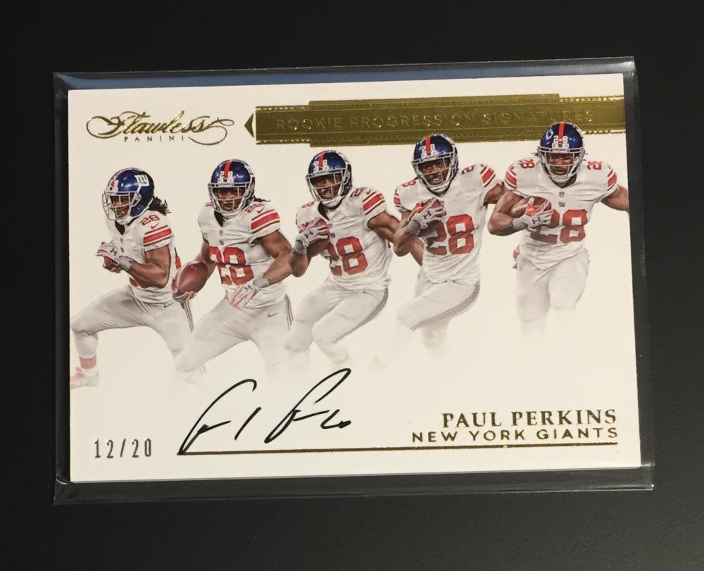 2016 Panini Flawless Rookie Progression Signatures Silver