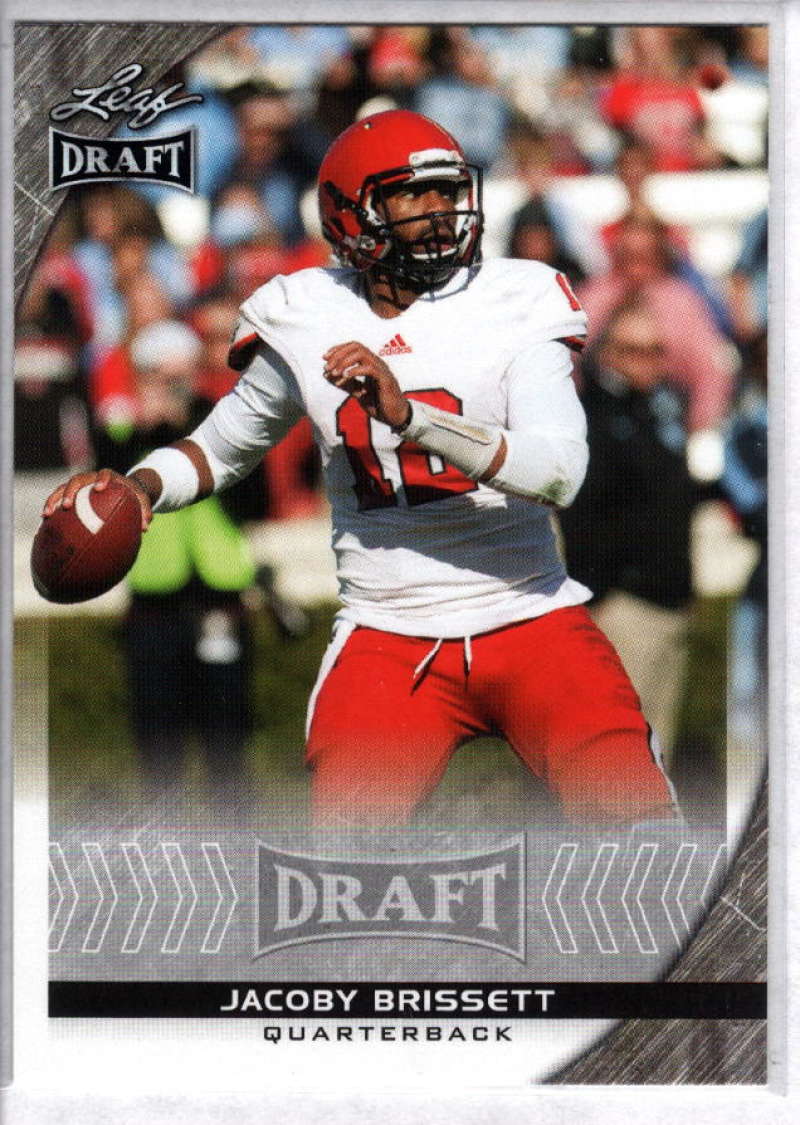 2016 Leaf Draft #34 Jacoby Brissett RC Rookie Football Trading Card