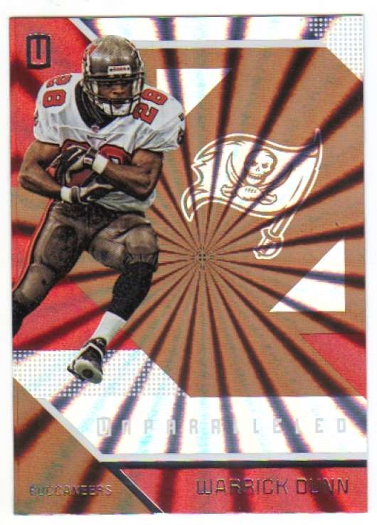 2016 Panini Unparalleled Football #111 Warrick Dunn Tampa Bay Buccaneers  Official NFL Trading Card
